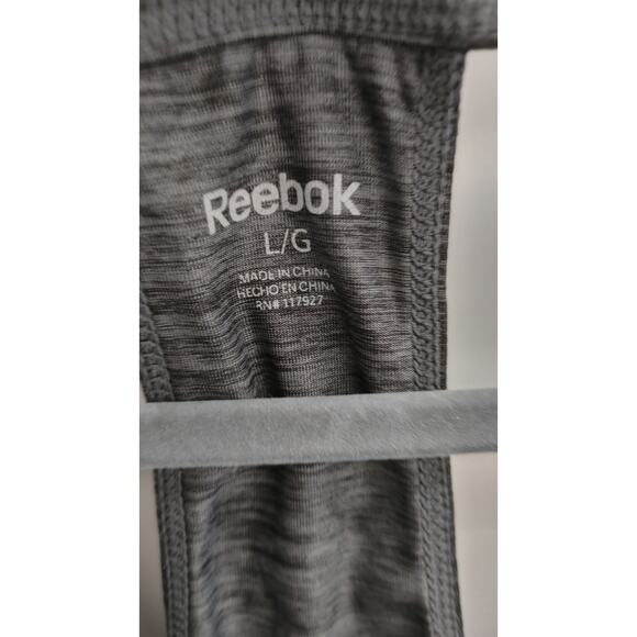 Reebok Tank Top Y Back Racerback Reflective Zipper Large - Picture 3 of 5
